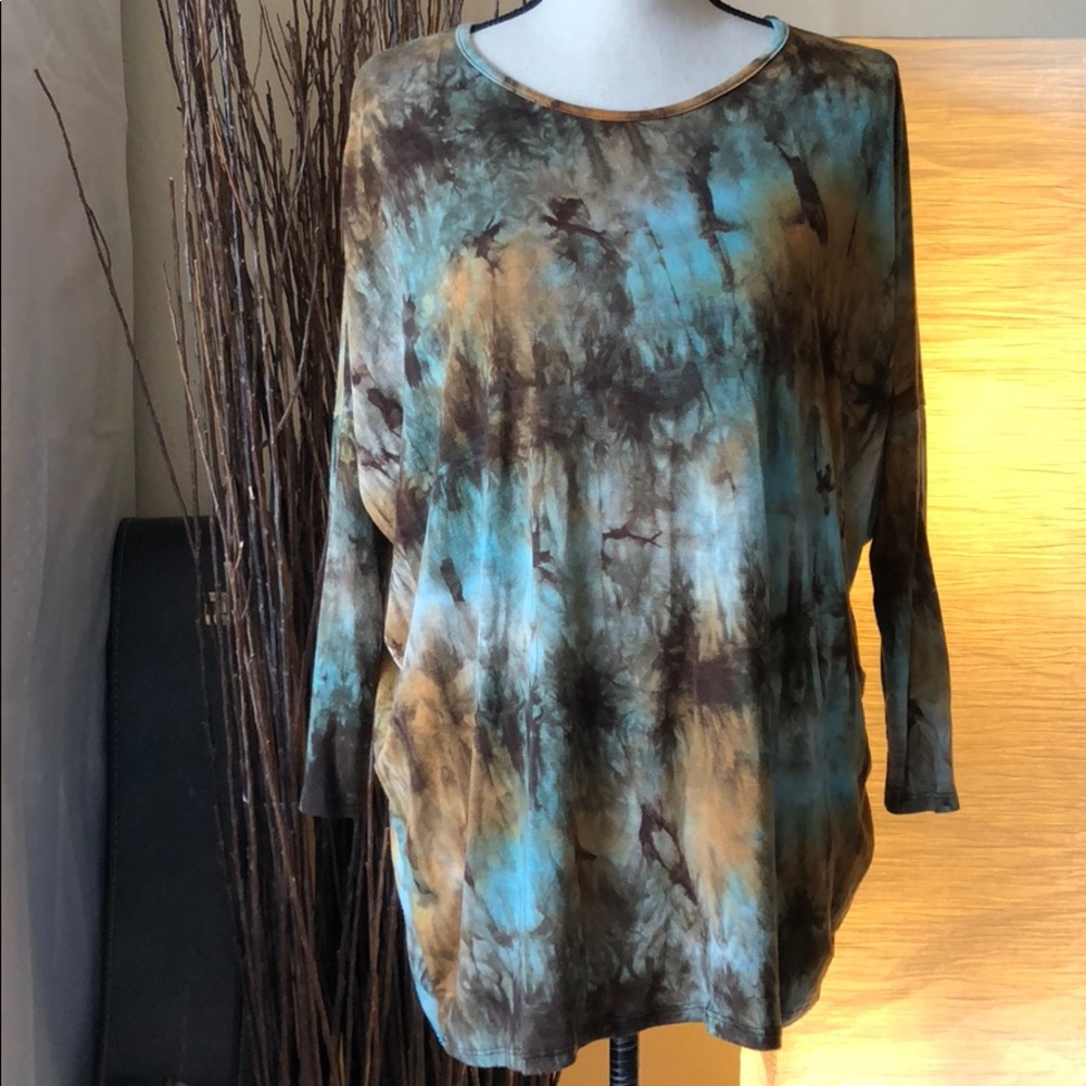 Marbled Earth Dolman Top